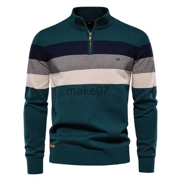 men's sweaters men's sweater autumn and winter half high collar color matching stripe business casual highquality knitwear j230802, White;black
men's sweaters men's sweater autumn and winter half high collar color matching stripe business casual highquality knitwear j230802, White;black