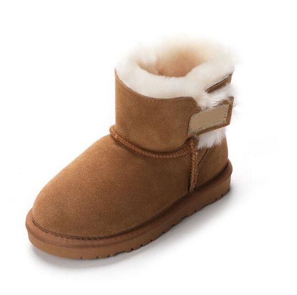 new children' snow boots fur wool baby leather anti-slip short tube boys and girls warm shoes, Black;grey
new children' snow boots fur wool baby leather anti-slip short tube boys and girls warm shoes, Black;grey