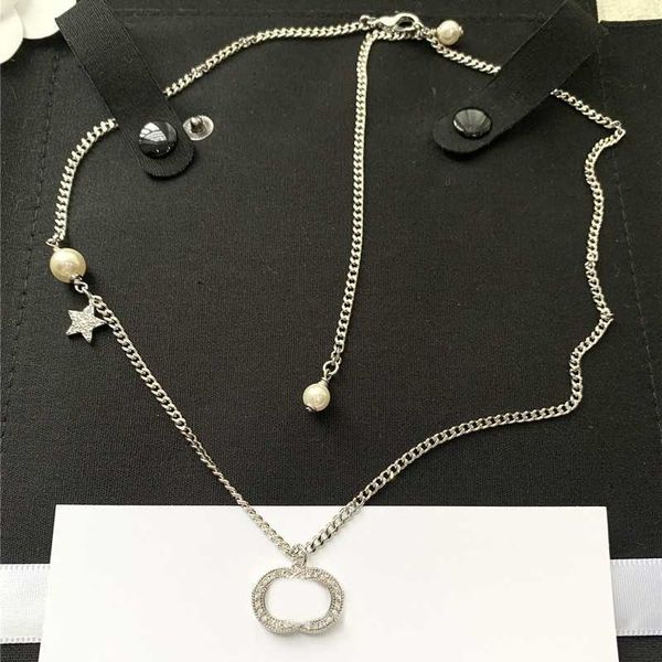 designer jewelry necklace new style small fragrance double diamond set silver five point star necklace female adjustable size, Black
designer jewelry necklace new style small fragrance double diamond set silver five point star necklace female adjustable size, Black