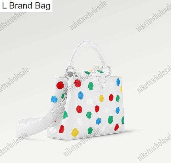 l bag yayoi kusama capucines bb tote bag designer dots cross body bags designer 3d dots shoulder bag m21637 pucd, Black
l bag yayoi kusama capucines bb tote bag designer dots cross body bags designer 3d dots shoulder bag m21637 pucd, Black