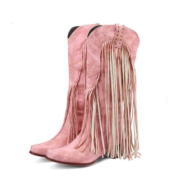 boots retro western tassels fringe cowboy cowgirl for women 2023 vintage mid calf casual shoes 230801, Black
boots retro western tassels fringe cowboy cowgirl for women 2023 vintage mid calf casual shoes 230801, Black