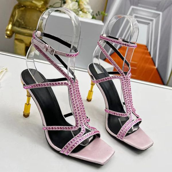 rhinestone decoration stiletto sandals women's ankle strap gladiator square head exposed toe party evening shoes luxury designers high, Black
rhinestone decoration stiletto sandals women's ankle strap gladiator square head exposed toe party evening shoes luxury designers high, Black