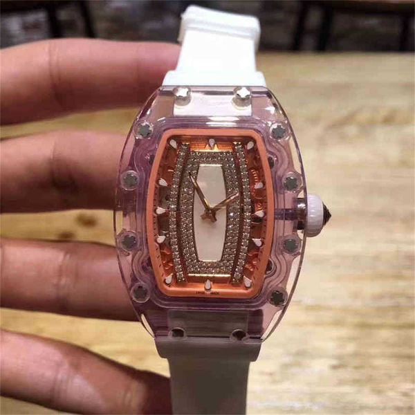 uxury watch date richa watch rm07-02 womens multifunctional 2824 automatic mechanical mill crystal case rubber, Slivery;brown
uxury watch date richa watch rm07-02 womens multifunctional 2824 automatic mechanical mill crystal case rubber, Slivery;brown