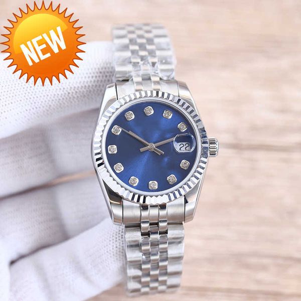 watches fashion ladies watch fully automatic mechanical 31mm stainless steel strap diamond wristwatch waterproof design montre de luxe wrist, Slivery;black
watches fashion ladies watch fully automatic mechanical 31mm stainless steel strap diamond wristwatch waterproof design montre de luxe wrist, Slivery;black