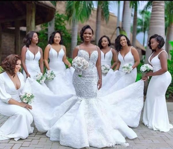2023 luxury african mermaid wedding dress sweetheart ruffle royal train black bride dress beading formal bridal gown summer crystal bride ro, White
2023 luxury african mermaid wedding dress sweetheart ruffle royal train black bride dress beading formal bridal gown summer crystal bride ro, White