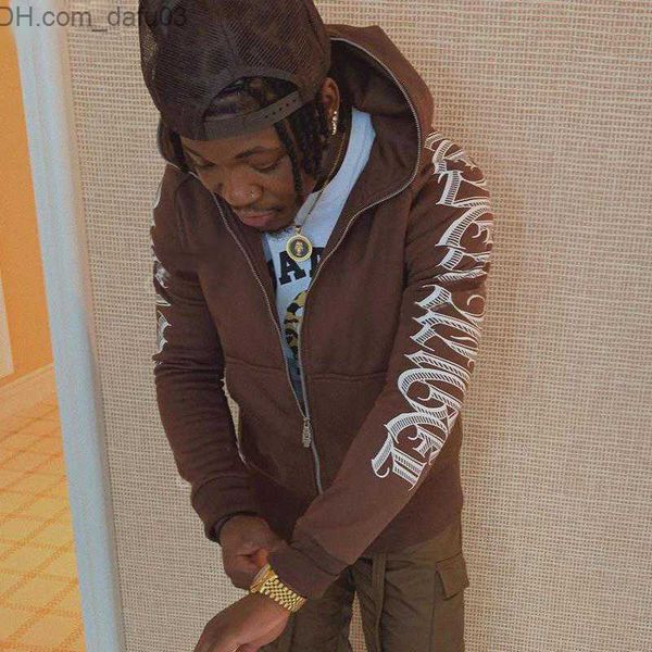 men's hoodies sweatshirts women's full zip y2k hoodie street costume alphabet long sleeve sweater gothic punk brown fall winter ho, Black
men's hoodies sweatshirts women's full zip y2k hoodie street costume alphabet long sleeve sweater gothic punk brown fall winter ho, Black