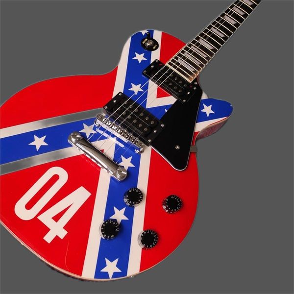flag design 6 string electric guitar mahogany body and neck building cream mosaic block gloss finish ing
flag design 6 string electric guitar mahogany body and neck building cream mosaic block gloss finish ing