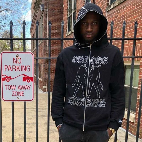 men's hoodies sweatshirts y2k clothing zipper hoodie long sleeve sweatshirt rhinestone decoration gothic fashion men's street fash, Black
men's hoodies sweatshirts y2k clothing zipper hoodie long sleeve sweatshirt rhinestone decoration gothic fashion men's street fash, Black