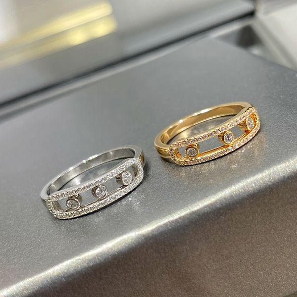 wedding rings sell s925 sterling silver fashion luxury brand jewelry women three diamond that can be turned move series 230802, Slivery;golden
wedding rings sell s925 sterling silver fashion luxury brand jewelry women three diamond that can be turned move series 230802, Slivery;golden