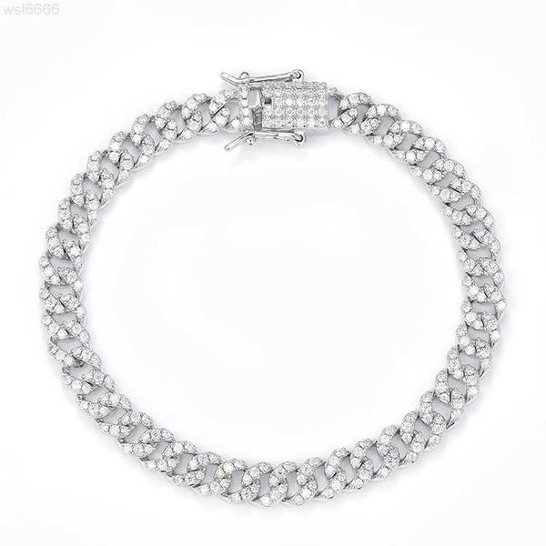 Rts Fashion Jewelry Bracelet 6mm 10mm Wide 925 Silver Bracelet Set d Color Moissanite Diamond Cuban Link Chain
Rts Fashion Jewelry Bracelet 6mm 10mm Wide 925 Silver Bracelet Set d Color Moissanite Diamond Cuban Link Chain