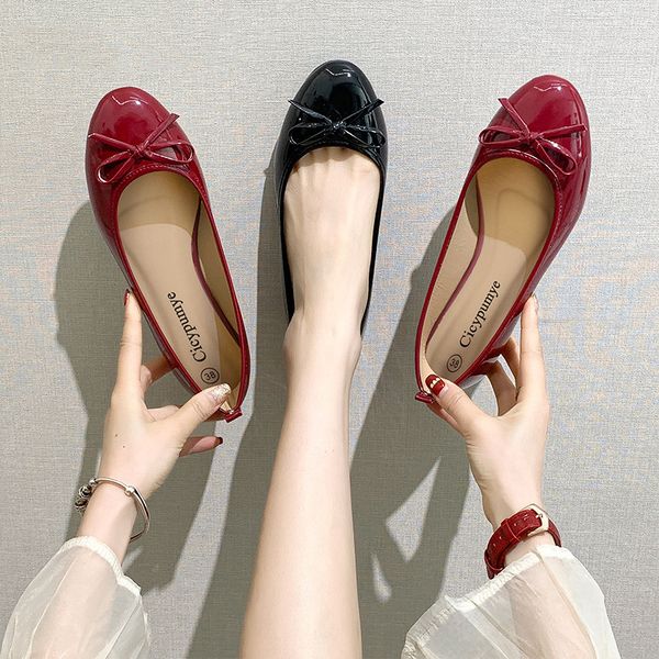 dress shoes ballet flats casual comfortable leather loafers spring fashion bowknot women's summer female floors moccasin red 230801, Black
dress shoes ballet flats casual comfortable leather loafers spring fashion bowknot women's summer female floors moccasin red 230801, Black
