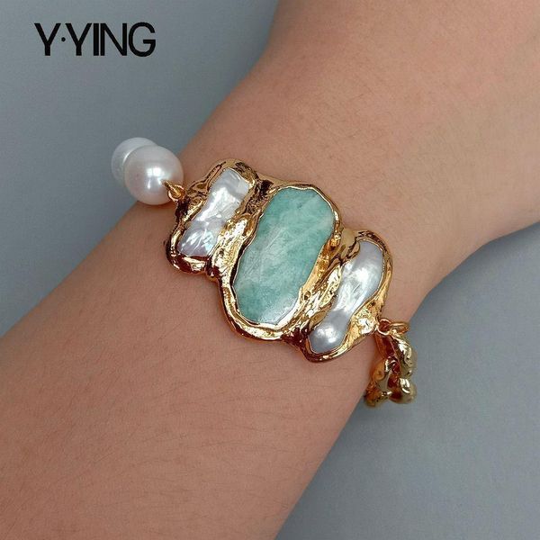 charm bracelets y ying natural cultured white rice pearl ite biwa chain bracelet 8" vintage style for women 230802, Golden;silver
charm bracelets y ying natural cultured white rice pearl ite biwa chain bracelet 8" vintage style for women 230802, Golden;silver