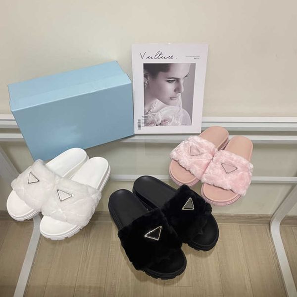 winter autum summer flat fur slippers triangle buckle designer shoes women's wool slides furry fluffy mule luxury brand quilted sandal, Black
winter autum summer flat fur slippers triangle buckle designer shoes women's wool slides furry fluffy mule luxury brand quilted sandal, Black