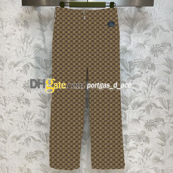 luxury women pants letter jacquard brown trousers casual woman daily straight pants, Black
luxury women pants letter jacquard brown trousers casual woman daily straight pants, Black