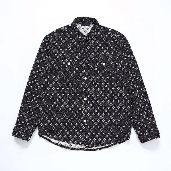 designer men's shirts, fashionable casual shirts, avant-garde chinese fir-lined fashion clothes in autumn and summer 04, White;black
designer men's shirts, fashionable casual shirts, avant-garde chinese fir-lined fashion clothes in autumn and summer 04, White;black