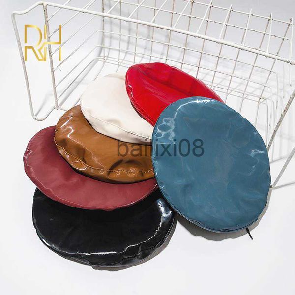 stingy brim hats lady mirror pu leather beret female spring autumn winter ski casual hat fashion french artist painter glossy leather beret, Blue;gray
stingy brim hats lady mirror pu leather beret female spring autumn winter ski casual hat fashion french artist painter glossy leather beret, Blue;gray
