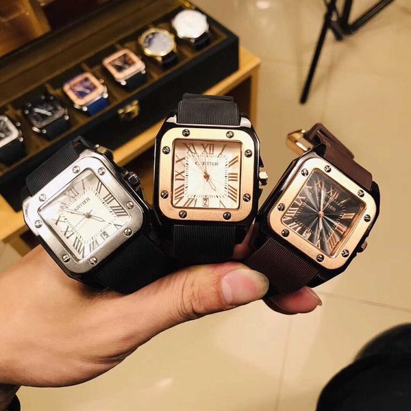 luxury classical santos watch for men movement quartz watches styd high qualiy prx montre luxe blue dial date uhr limited sales with box, Slivery;golden
luxury classical santos watch for men movement quartz watches styd high qualiy prx montre luxe blue dial date uhr limited sales with box, Slivery;golden