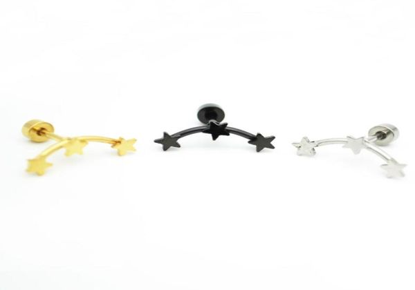 3 star stud earrings ear jewellery women vintage jewelry exquisite gold color earrings modern beautiful 316l stainless steel7996912, Golden;silver
3 star stud earrings ear jewellery women vintage jewelry exquisite gold color earrings modern beautiful 316l stainless steel7996912, Golden;silver