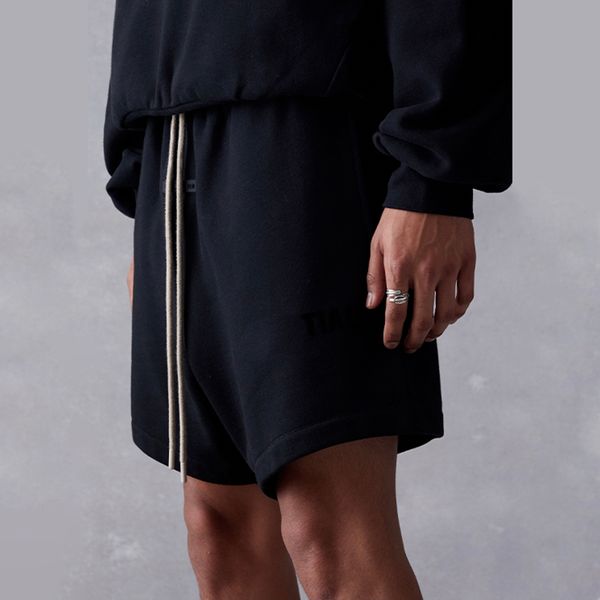 3fw new women's men's short pants flocked letter printed drawstring straight-leg shorts sport elastic waist outdoor street fashion, Black
3fw new women's men's short pants flocked letter printed drawstring straight-leg shorts sport elastic waist outdoor street fashion, Black