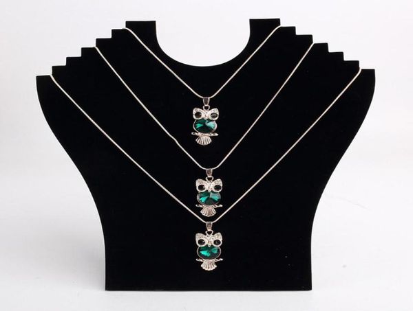 new arrival necklace bust jewelry pendant chain display holder stand neck easel showcase black color9074669
new arrival necklace bust jewelry pendant chain display holder stand neck easel showcase black color9074669