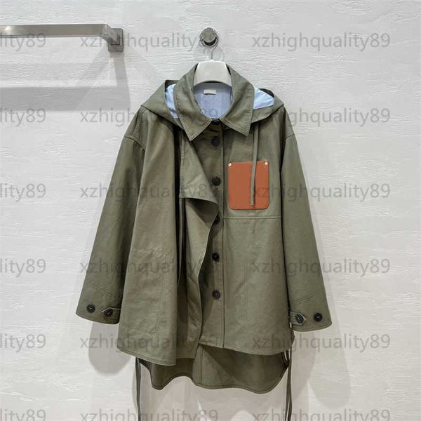 designer womens jackets denim jacket women windbreaker coats lapel collar hat removable design chest embossing process fashions loose fit de, Black;brown
designer womens jackets denim jacket women windbreaker coats lapel collar hat removable design chest embossing process fashions loose fit de, Black;brown