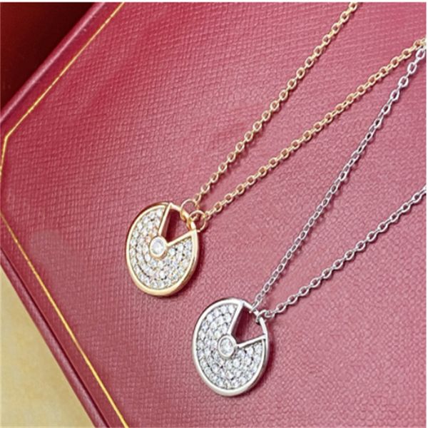full star full diamond amulet necklace diamond pendant titanium steel stainless steel fashion collar bone chain manufacturers, Silver
full star full diamond amulet necklace diamond pendant titanium steel stainless steel fashion collar bone chain manufacturers, Silver