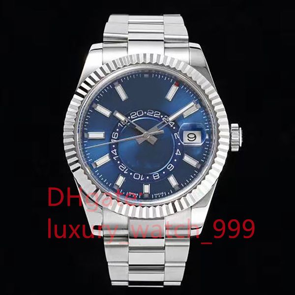 904 steel 42mm sky-dweller 326934 gmt month red dot workin cal.9001 blue movement mechanical automatic mens watch watches, Slivery;brown
904 steel 42mm sky-dweller 326934 gmt month red dot workin cal.9001 blue movement mechanical automatic mens watch watches, Slivery;brown