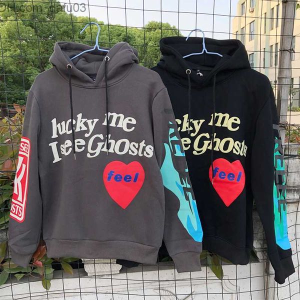 men's hoodies sweatshirts 2022 punk hoodie lucky i see ghost hoodie men's hoodie fleece streetwear couple clothing z230802, Black
men's hoodies sweatshirts 2022 punk hoodie lucky i see ghost hoodie men's hoodie fleece streetwear couple clothing z230802, Black