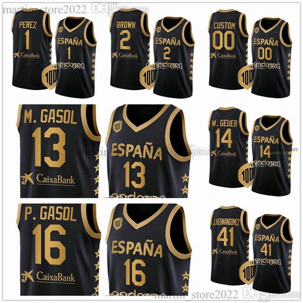 100 centennial spain basketball jerseys 9 ricky rubio 23 sergio llull 4 alberto diaz 13 marc 16 pau gasol 14 willy 41 juancho hernangomez 5, Black;red
100 centennial spain basketball jerseys 9 ricky rubio 23 sergio llull 4 alberto diaz 13 marc 16 pau gasol 14 willy 41 juancho hernangomez 5, Black;red