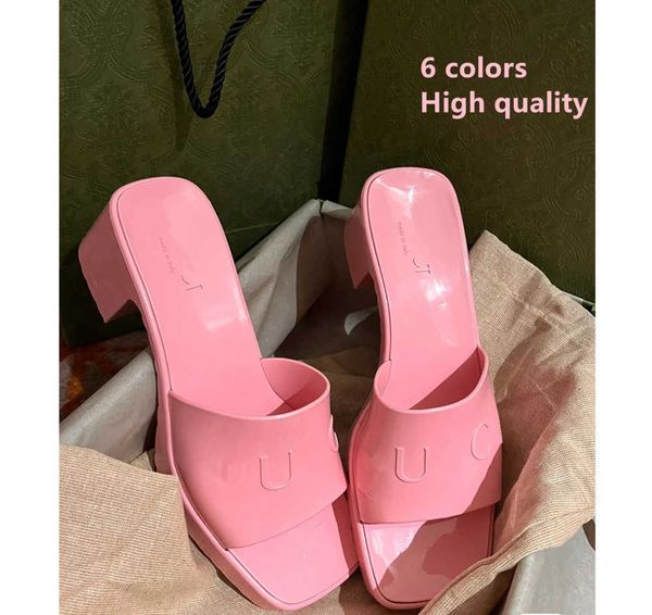 paris candy color high heel slippers luxury designer sandals 2023 new summer slide women jelly sandal square toe chunky heels party brands s, Black
paris candy color high heel slippers luxury designer sandals 2023 new summer slide women jelly sandal square toe chunky heels party brands s, Black