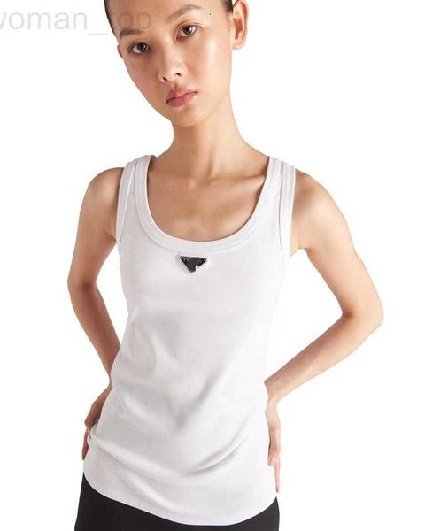 women's tanks & camis designer 2023p home 23ss summer new metal triangle plain pattern thin tank high elasticity fit versatile 5vto, White
women's tanks & camis designer 2023p home 23ss summer new metal triangle plain pattern thin tank high elasticity fit versatile 5vto, White