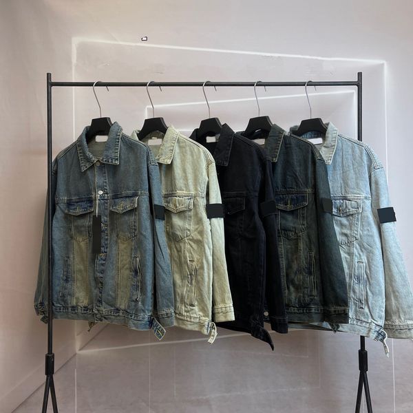 mens designer jacket stone women denim coat fashion button lapel neck baseball slim stylist men women hoodies jackets coats, Black;brown
mens designer jacket stone women denim coat fashion button lapel neck baseball slim stylist men women hoodies jackets coats, Black;brown