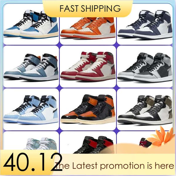 jumpman 1 1s basketball shoes men women og designer sneakers shoes unc lost found true university blue hyper royal panda dark mocha, Black
jumpman 1 1s basketball shoes men women og designer sneakers shoes unc lost found true university blue hyper royal panda dark mocha, Black