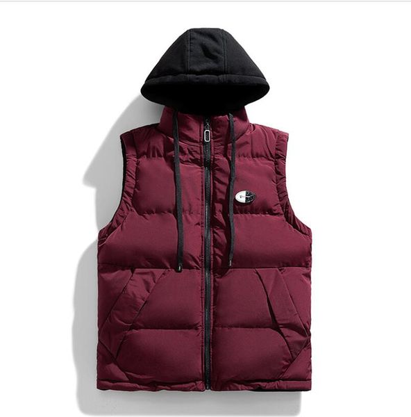 autumn winter warm new men's vests designer cotton hooded casual fashion male coat vest large size outerwear long sleeve zipper jackets, Black;white
autumn winter warm new men's vests designer cotton hooded casual fashion male coat vest large size outerwear long sleeve zipper jackets, Black;white