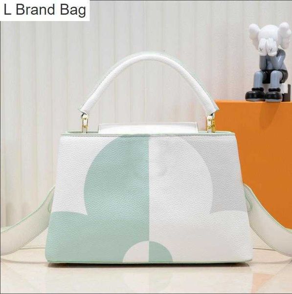 l bag cowhide crossbody bags totes bag women handbag plain embossing genuine leather letter hardware metal bottom nail removable wide should, Black
l bag cowhide crossbody bags totes bag women handbag plain embossing genuine leather letter hardware metal bottom nail removable wide should, Black
