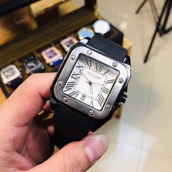 luxury classical santos watch for men movement quartz watches s12t high qualiy prx montre luxe blue dial date uhr limited sales with box, Slivery;golden
luxury classical santos watch for men movement quartz watches s12t high qualiy prx montre luxe blue dial date uhr limited sales with box, Slivery;golden