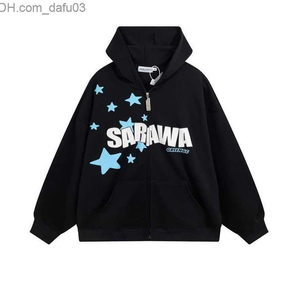 men's hoodies sweatshirts 2022 new star letter printed zipper hoodie cardigan women's y2k street american retro trend wild sweatsh, Black
men's hoodies sweatshirts 2022 new star letter printed zipper hoodie cardigan women's y2k street american retro trend wild sweatsh, Black