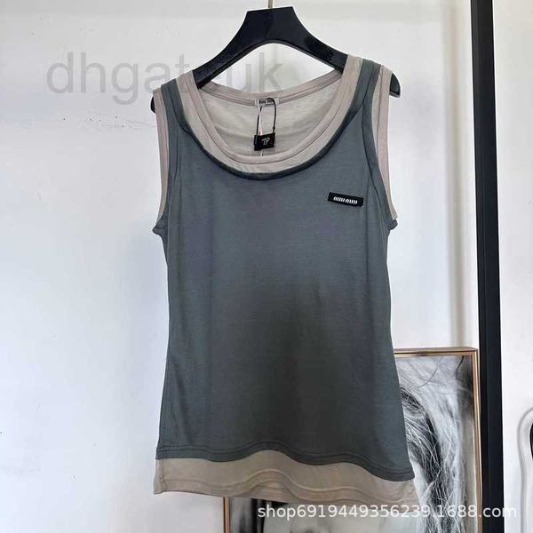 women's tanks & camis designer summer new niche design fake two-piece tank with letter printed minimalist round neck lazy pzcv, White
women's tanks & camis designer summer new niche design fake two-piece tank with letter printed minimalist round neck lazy pzcv, White