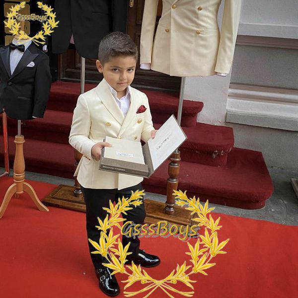 suits boys suit double breasted jacket ivory wedding tuxedo kids blazer pants 2 piece metal buckle fashion clothes 230801, Black
suits boys suit double breasted jacket ivory wedding tuxedo kids blazer pants 2 piece metal buckle fashion clothes 230801, Black