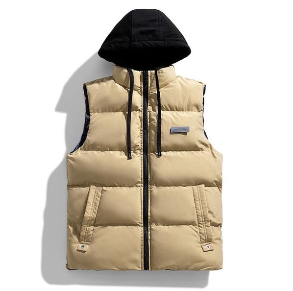 autumn winter warm new men's vests cotton hooded casual fashion male coat vest large size outerwear sleeveless jackets enjs821, Black;white
autumn winter warm new men's vests cotton hooded casual fashion male coat vest large size outerwear sleeveless jackets enjs821, Black;white