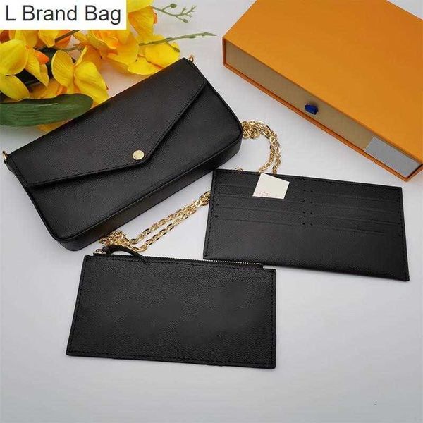 2023 new 7a women handbag shoulder bag genuine leather luxury designer fashion 3 in 1 high crossbody purse embossed messenger chain clutch b, Black
2023 new 7a women handbag shoulder bag genuine leather luxury designer fashion 3 in 1 high crossbody purse embossed messenger chain clutch b, Black