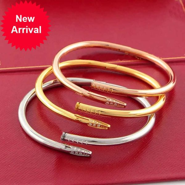 love gold bracelet nail bracelet designer bangles for women mens stainless steel alloy armband pulsera pulseras plated gold silver rose jewe, Black
love gold bracelet nail bracelet designer bangles for women mens stainless steel alloy armband pulsera pulseras plated gold silver rose jewe, Black