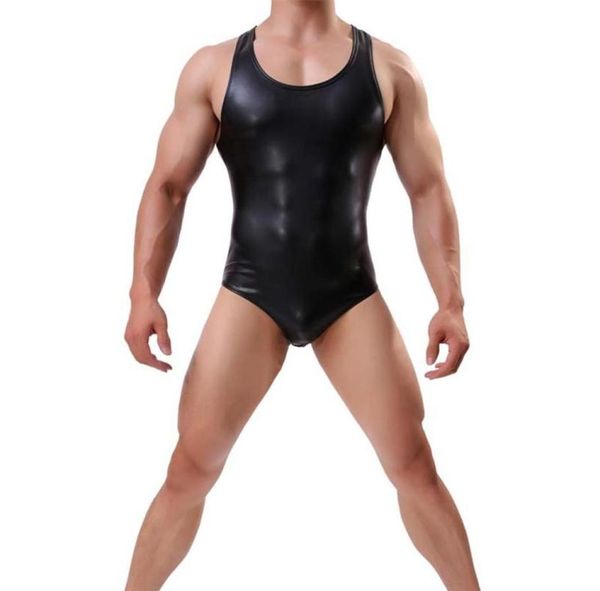 men039s shapers faux leather leotard soft sleeveless bodysuit one piece jumpsuit underwear wrestling singlet stretchy slim tigh9723209, Black;brown
men039s shapers faux leather leotard soft sleeveless bodysuit one piece jumpsuit underwear wrestling singlet stretchy slim tigh9723209, Black;brown