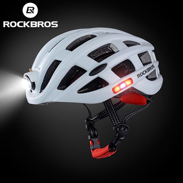 Image of Cycling Helmets ROCKBROS Bicycle Light Helmet Bike Ultralight Electric Mountain Road MTB Equipment 230801