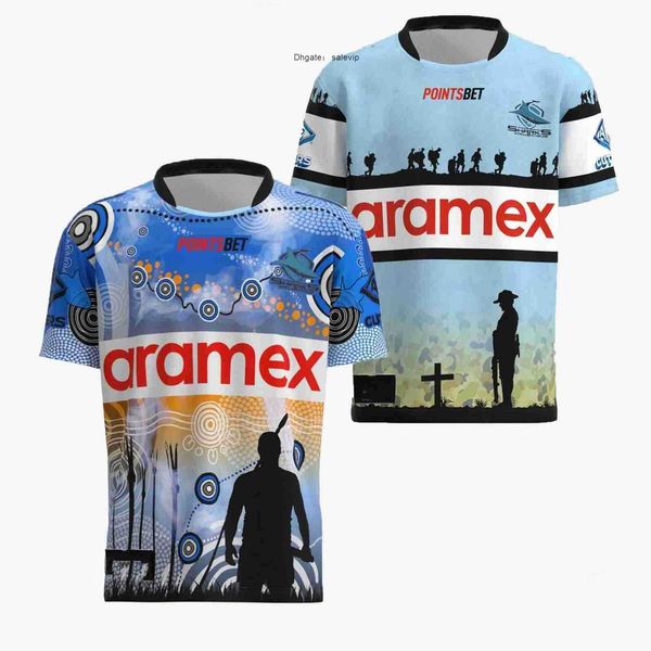 fw23 men's t-shirts 2023 cronulla-sutherland sharks men's replica indigenous/anzac rugby jersey, White;black
fw23 men's t-shirts 2023 cronulla-sutherland sharks men's replica indigenous/anzac rugby jersey, White;black