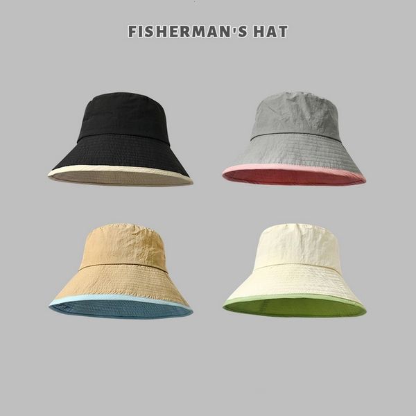 wide brim hats bucket four seasons women fisherman caps for female flat acrylic 5558cm two colors clash design quick dry foldable yf0177 230, Blue;gray
wide brim hats bucket four seasons women fisherman caps for female flat acrylic 5558cm two colors clash design quick dry foldable yf0177 230, Blue;gray