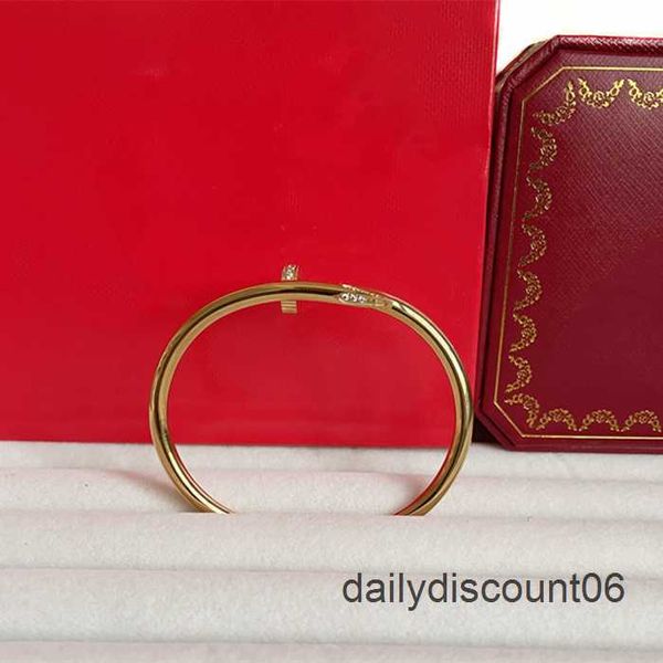 bangle nail bracelet designer bracelets luxury jewelry for women fashion steel alloy gold-plated craft never fade not allergic store, Black
bangle nail bracelet designer bracelets luxury jewelry for women fashion steel alloy gold-plated craft never fade not allergic store, Black