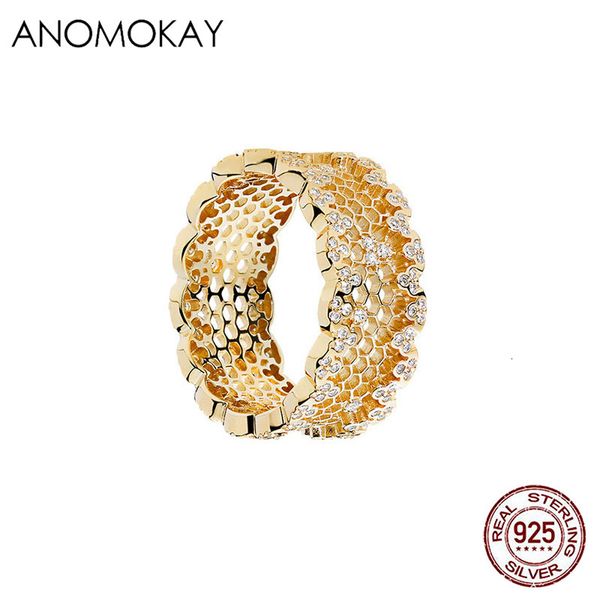 wedding rings anomokay 100 925 sterling silver bee nest lace charming finger for women girl fine cz rose gold ring jewelry anel gift 230802, Slivery;golden
wedding rings anomokay 100 925 sterling silver bee nest lace charming finger for women girl fine cz rose gold ring jewelry anel gift 230802, Slivery;golden