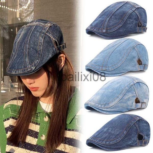 stingy brim hats cowboy outdoor adjustable beret hat spring summer denim beret caps bones flat sun cap for cowboy jeans hats for women men j, Blue;gray
stingy brim hats cowboy outdoor adjustable beret hat spring summer denim beret caps bones flat sun cap for cowboy jeans hats for women men j, Blue;gray