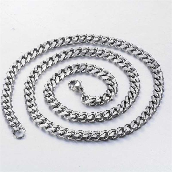 strands stainless steel 3.5mm 8mm cuban chain silver color waterproof men's and women's necklace jewelry 230613, Black
strands stainless steel 3.5mm 8mm cuban chain silver color waterproof men's and women's necklace jewelry 230613, Black